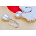 Freshwater Wedding Pearl Earring 925 8-9mm AAA Drop Hot Sale Pearl Earring